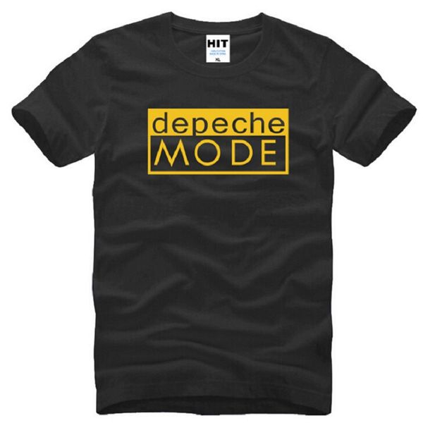 

Новый режим Depeche футболки мужчины хлопок с коротким рукавом альтернативный танец