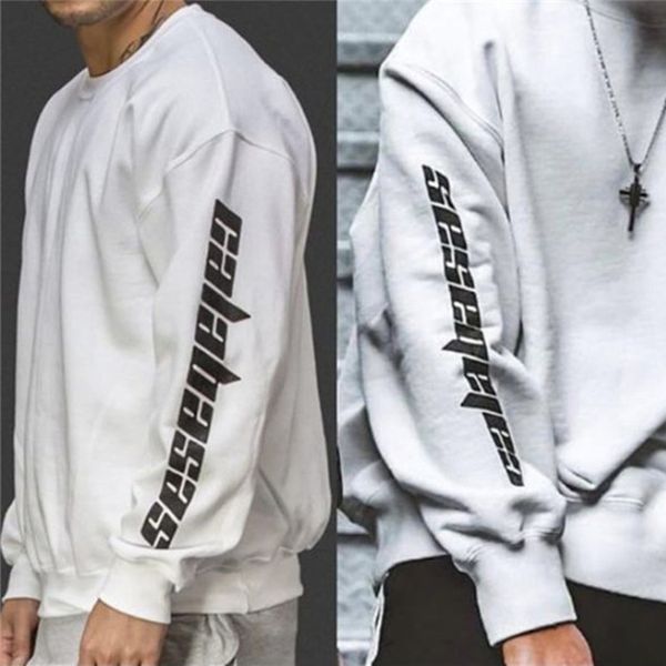 

Сезон 4 Толстовка Мужчины Женщины Высокое Качество Kanye West Экипаж Шеи 100% Хлопок Тол