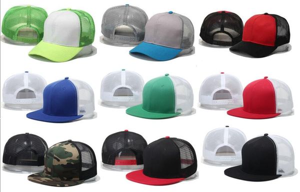 

Оптовые 2017 летнего стиля регулируемые Бланк сетки камуфляж бейсболки шляпы snapback