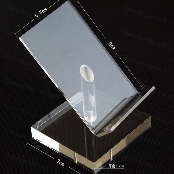 

Acrylic mobile cell phone di play tand holder rotatable pallet tray hallow de k howing di play tand