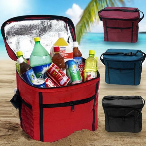 

wholesale- thermal cooler waterproof insulated portable picnic bags multi-functional oxford cloth travel ice box outdoor camping