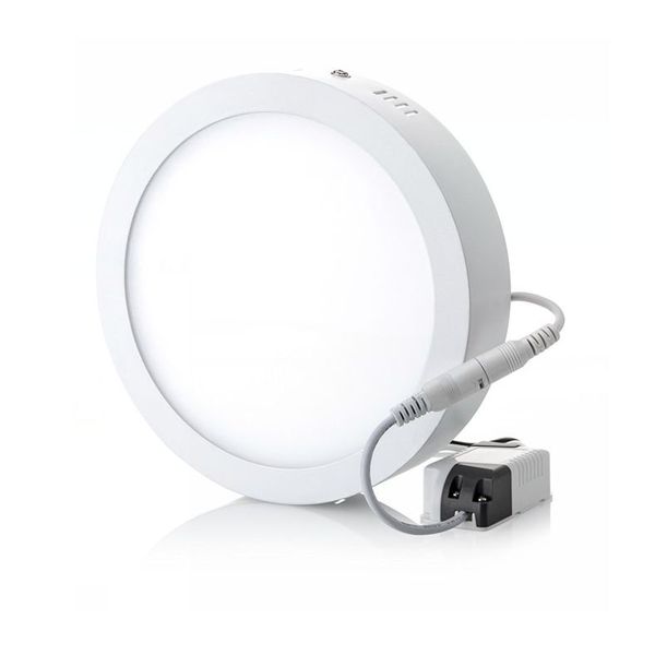 Yuvarlak Kare Led Sıva Üstü Kısılabilir Panel Işık 6W 12W 18W 25w 30w 36w Downlight aydınlatma Ultra parlak tavan lambası 110-240V