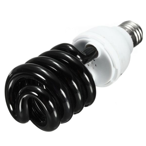 

uv light bulb e27 36w/40w energy saving black stage sprial fluorescent ultraviolet lamp bulb with uv traps lighting ac220v