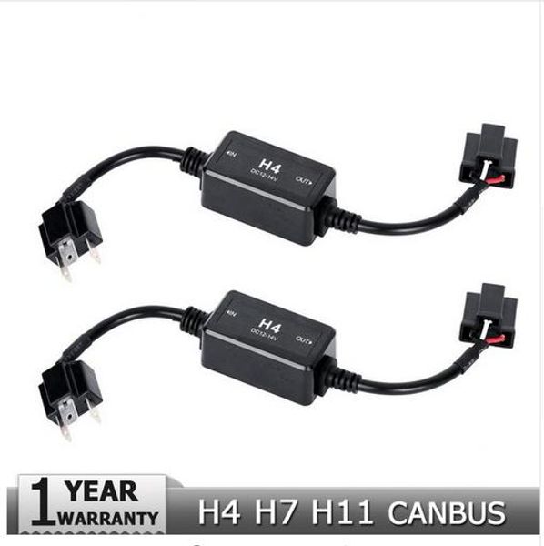 

h4/h7/h8/h11/h13/hb3(9005)/hb4(9006) canbus wiring harness adapter led car headlight bulb auto headlamp fog light canbus