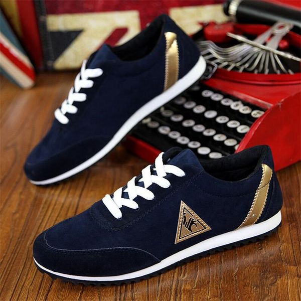 

wholesale-2016 new mens casual shoes canvas shoes for men lace-up breathable fashion summer autumn flats pu leather fashion suede shoes, Black