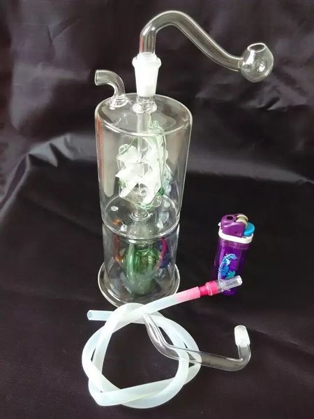 A-09 Height Bongglass Klein Recycler Oil Rigs Wasserpfeife Duschkopf Perc Bong Glaspfeifen Wasserpfeifen – Reibungsloses Segeln