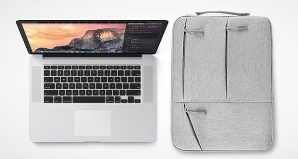 

portable computer bag. liner bag. lapbag. 11/12/13/14/15.4/15.6 inch. polyester fiber. soft. anti-seismic. business handbag. briefcase.