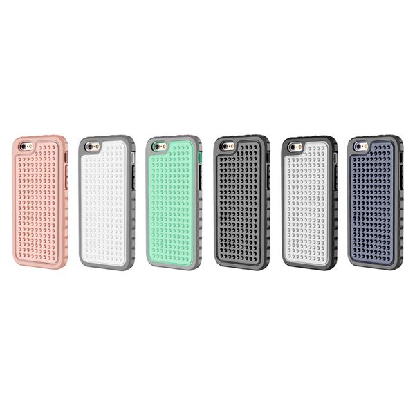 

robot case heavy duty rugged tpu pc protective cover for iphone 5c 6 6s plus 7 samsung galaxy s6 s7 edge cases with/without kickstand