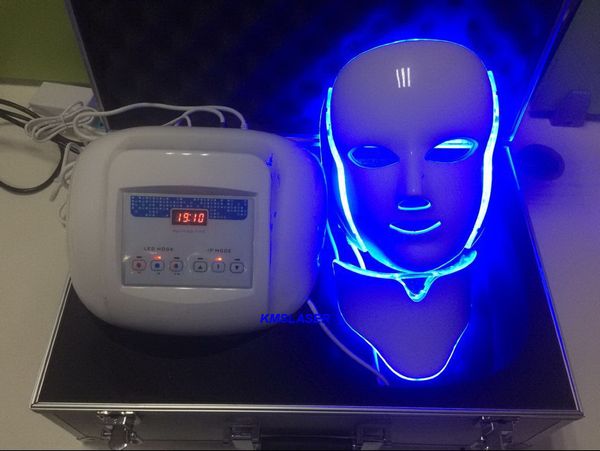 7 renkler LED ışık fotoğraf yüz terapisi spa ev salon kullanımı makinesi