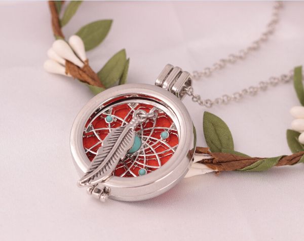 

2017 новый медальон ожерелье аромат эфирное масло ароматерапия диффузор кулон для