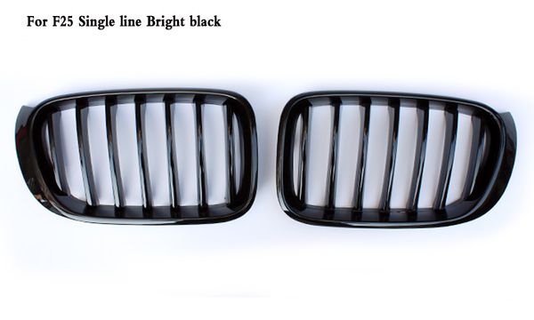 

одиночная линия штейновая черная передняя решетка почки приспособленная для bmw x3 x4 f25 f26