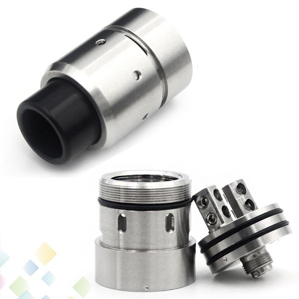 

Velocity 2 RDA Atomizer Clone With Extra Replacement Glass Dual Post PEEK Insulators Two post design fit 510 Mod DHL Free