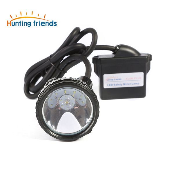 

10pcs/lot lithium battery safety miner lamp kl6m.plus rechargeable headlamp 1+6 led mining cap lamp explosion rroof headlight