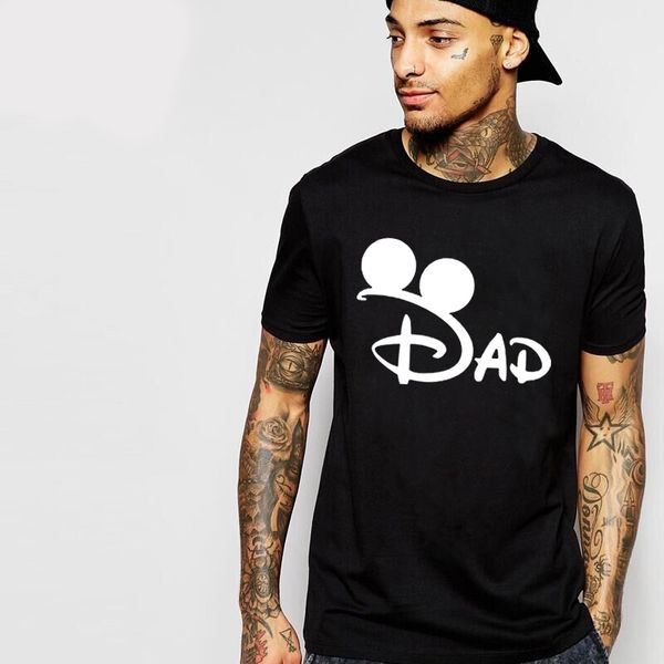 

2017 new summer men's t-shirt print dad casual leisure short sleeve tee o-neck t shirt homme men clothes plus size manga corta, White;black