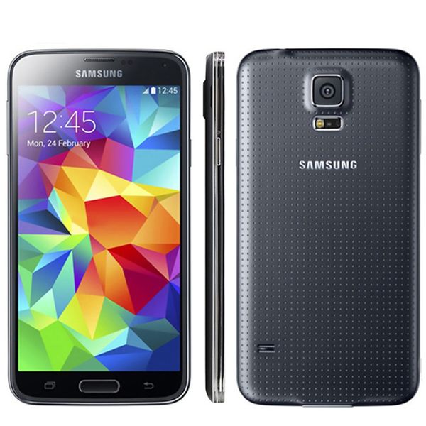 Original entsperrtes Samsung Galaxy S5 i9600 Mobiltelefon 5,1 Zoll Quad Core 16 GB ROM NFC G900A G900T G900F Smartphone