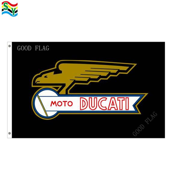 

goodflag moto ducati flags artwork flags banner 3x5 ft 90*150cm polyster outdoor flag
