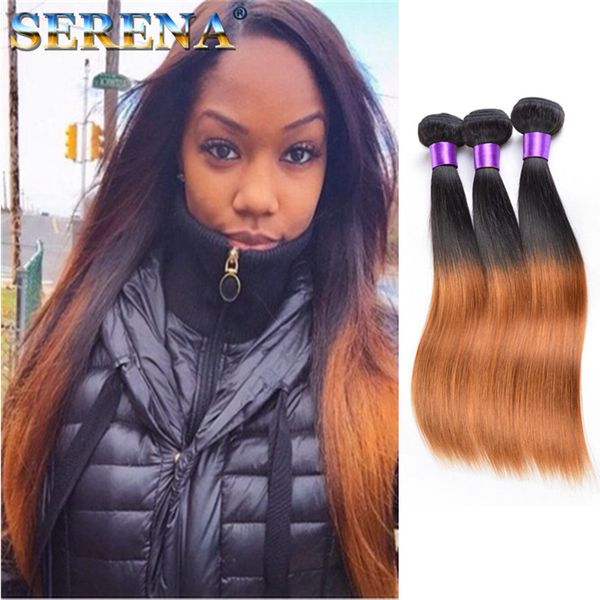 Ombre Human Hair Weave 1b 30 Brazilian Peruvian Indian Malaysian