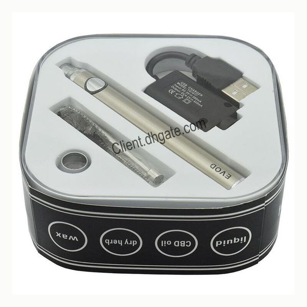 

Evod 4 in 1 Battery Starter Kit 4in1 Multiple Vaporizer Vape Pen EVOD Battery 1100/900/650mah MT3 Dry Herb