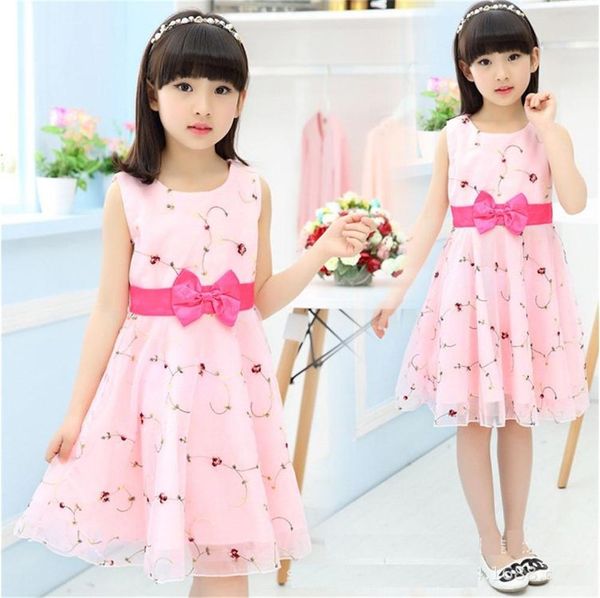 

girls lace princess dress summer foreign trade princess dress variety collocation europe and america new fashion kid252, Red;yellow