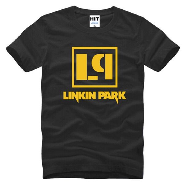 

new summer linkin park t shirts men cotton short sleeve metal rock men's t-shirt fashion male hip hop rock rap tee plus size, White;black
