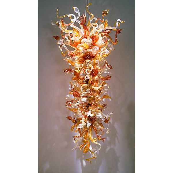 

новые украшения дома рука выдувное стекло большого размера люстра light style пользовательские декоративные висячие стекла цепи люстра