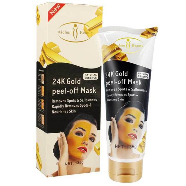 Peel off 24k gold mask