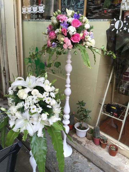 Künstlicher Blumenständer für Hochzeitsarrangements im neuen Stil