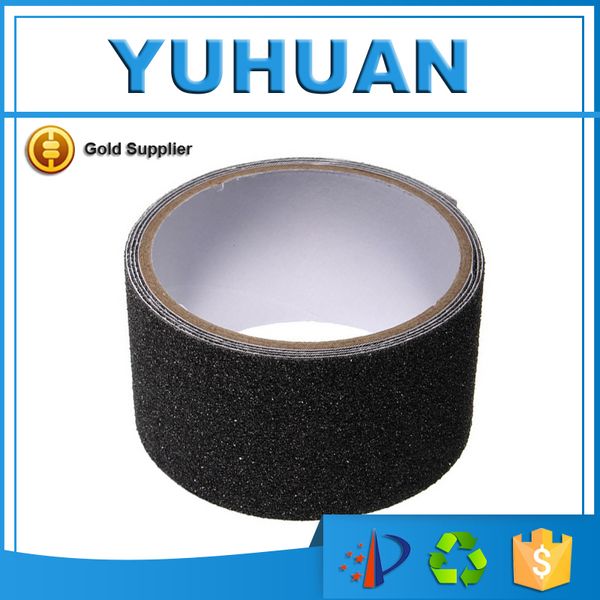 

wholesale- 50mmx1m black anti slip surface tape grit non-skid stair steps safety self adhesive tape