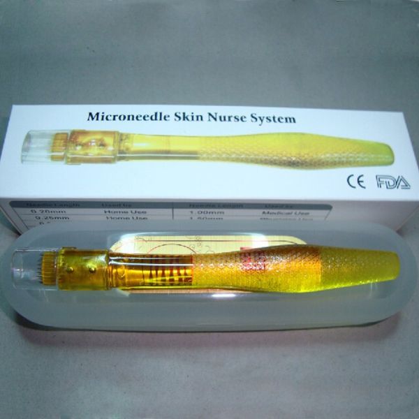 

new 35 needles titanium derma stamp scar reduction micro needle system derma roller