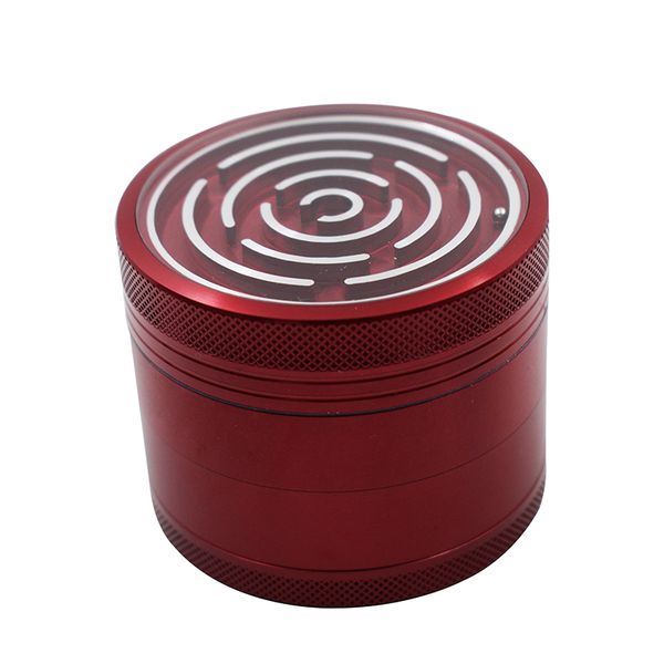 Smoke Steel Ball Maze Playable Herbal Herb Tobacco Moedor Pintado Pollen Catcher Acessórios para fumar