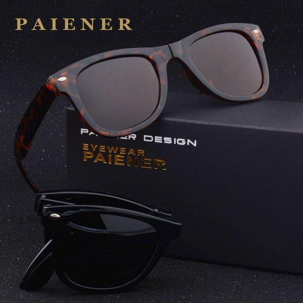 

wholesale- 4105 folding sunglasses fashion vintage polarized sun glasses fold exempt postage sports glasses sports eyewear for men women, White;black