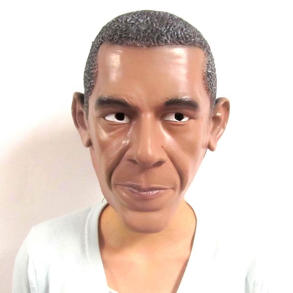 

u.s. president barack obama mask natural latex ecology masquerade halloween christmas party presidential mask