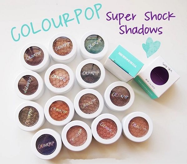 

newest makeup colour pop Colourpop Blush Single Colourpop Eyeshadow Powder durable waterproof high pearlescent cosmetics free shipping