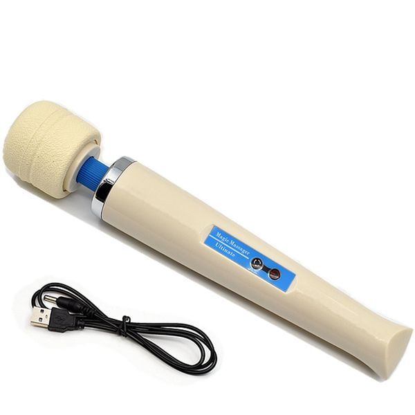 

Беспроводной 30-скоростной массажер Magic Wand USB аккумуляторная головка шеи Relax Body New