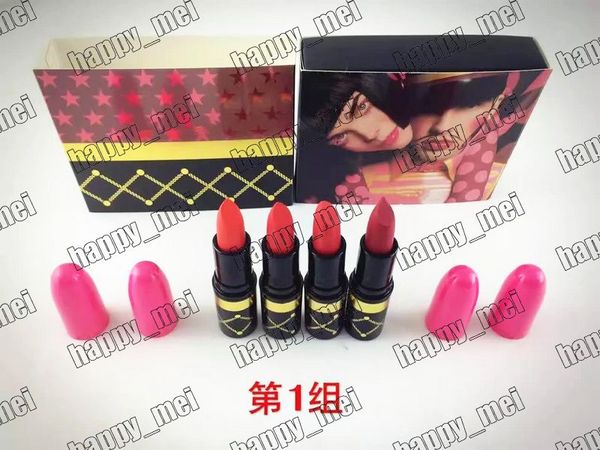 

factory direct dhl new makeup lips nutc racker sweet lustre lipstick set1 set = 4 pieces