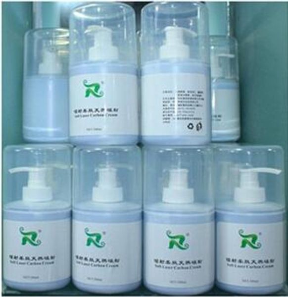 

2018 new tyle 300ml oft la er carbon cream gel for nd yag la er kin rejuvenation treatment active carbon cream limming machine