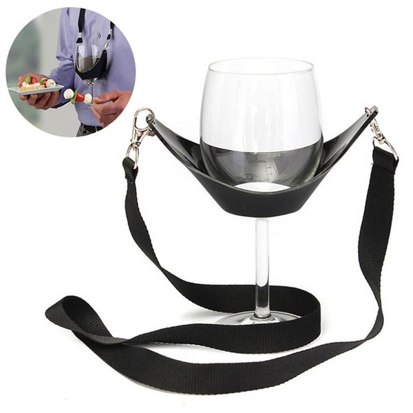 

Portable wine gla lanyard holder trap party birthday gift whole ale bar tool