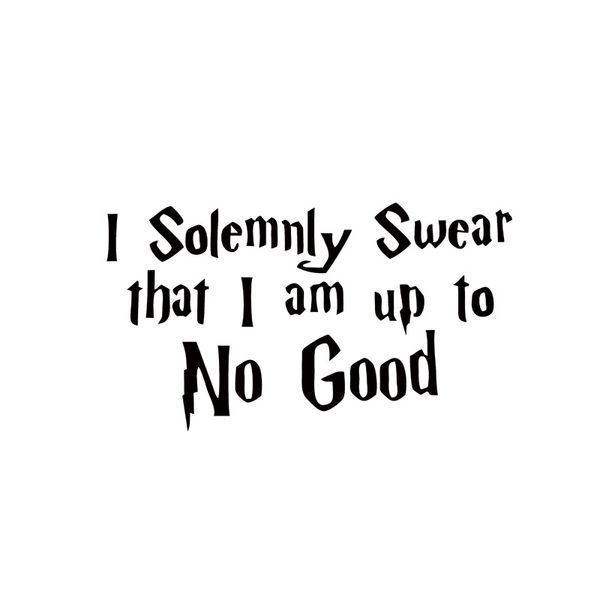 

2017 i solemnly swear that i am up to no good decal car vinyl graphics creative decals car stying jdm