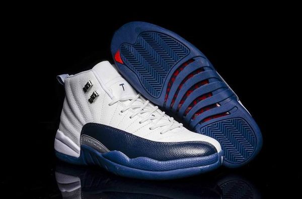 

new 12s basketball shoes men sneaker 2020 popular ovo bred gym red white black blue 12 shoes for men with box