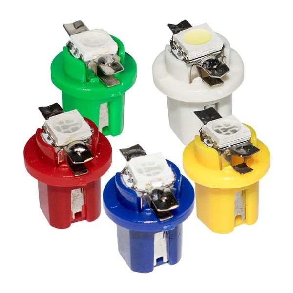 

10PCS B8.5D 509T B8.5 5050 Led SMD T5 лампа автомобиля датчик спидометр тире лампа приборной пане