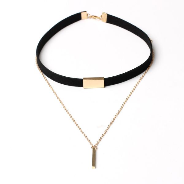 

gothic velvet choker necklace copper alloy pendant statement necklace bohemia retro style original creative design fashion jewelry