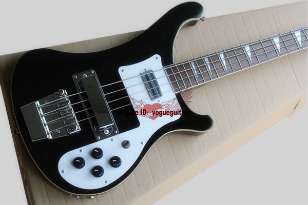 

new arrival black 4003 4 strings electric bass korea hardware bass guitars (accept custom all kinds of color)