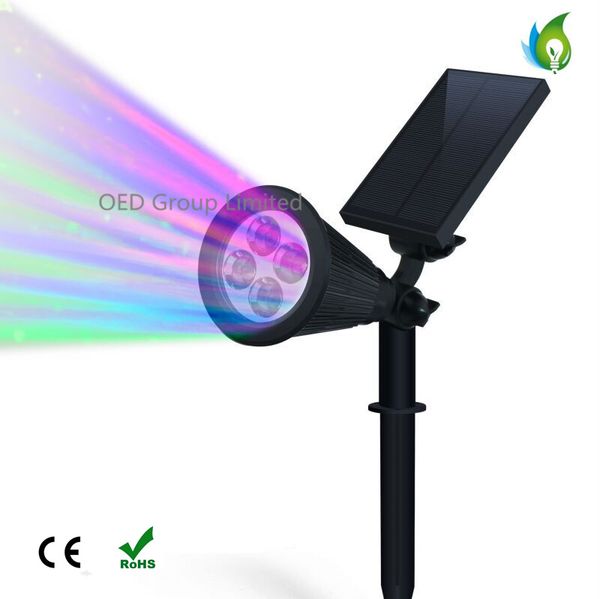 Grosshandel Rgb Solar Plug Light Weisses Solar Rasenlicht Fur