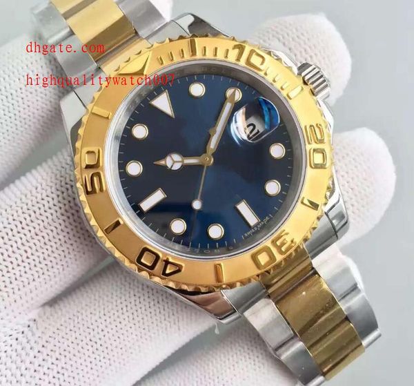 

Высокое качество Марка профессия 116621 розовое золото синий циферблат 40 мм автомат