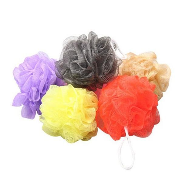 

1000pcs bath shower body exfoliate puff sponge mesh net candy colors mesh sponge soft bath brush sponges scrubbers (random color) 17110602