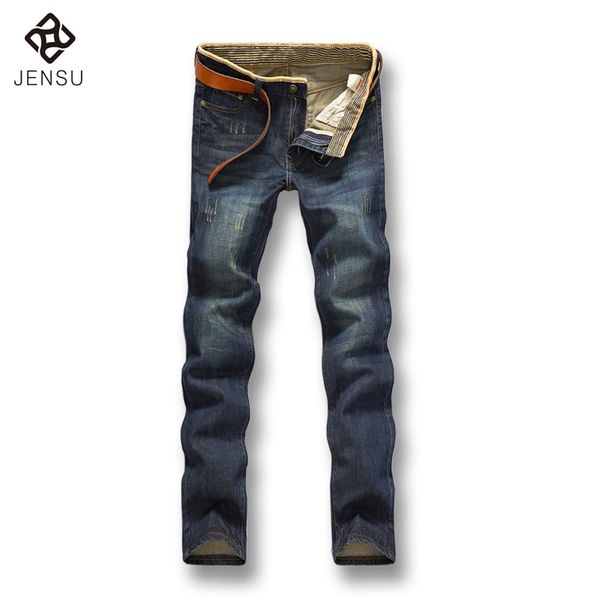 

wholesale-2016 men's fashion jeans pants plus size autumn men jeans pants clothes denim pants men, Blue
