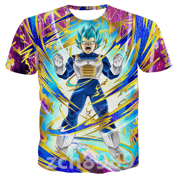 

2017 новые моды для мужчин / женщин аниме dragon ball вс укун летний стиль смешно унисекс 3d печати повседневная футболка s - - - 5xl aa620, White;black
