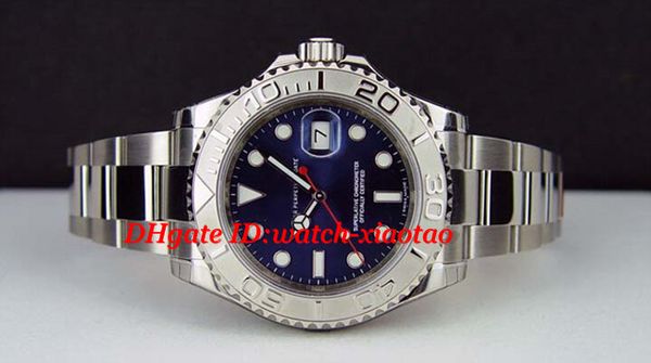 Marca de moda de luxo relógio pulseira de aço inoxidável NUNCA VENCIDO Platinum Blue Dial 40mm 116622 - RELÓGIO relógio de pulso dos homens mecânicos automáticos