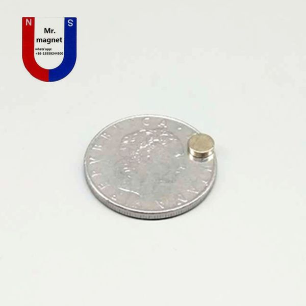 500pcs 5x1 5 * 1 mm ímãs N35 Permanent Bulk pequeno redondo NDFEB Neodímio Disco Dia. Ímã raro forte super poderoso da terra de 5mm para caixas dos sacos de jóias