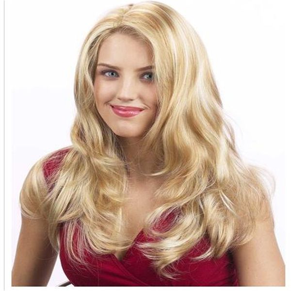 Full Lace Wig 613 Natural Wave Man Hair 100 With Black And